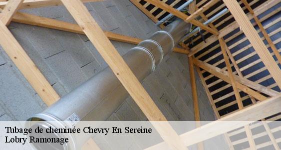 Tubage de cheminée  chevry-en-sereine-77710 Lobry Ramonage