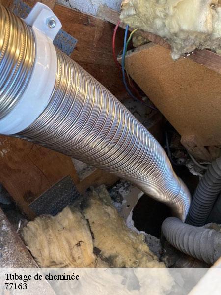 Tubage de cheminée  tigeaux-77163 Lobry Ramonage