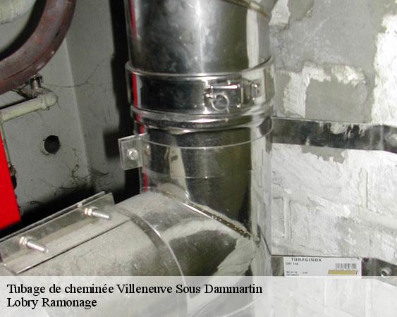 Tubage de cheminée  villeneuve-sous-dammartin-77230 Lobry Ramonage