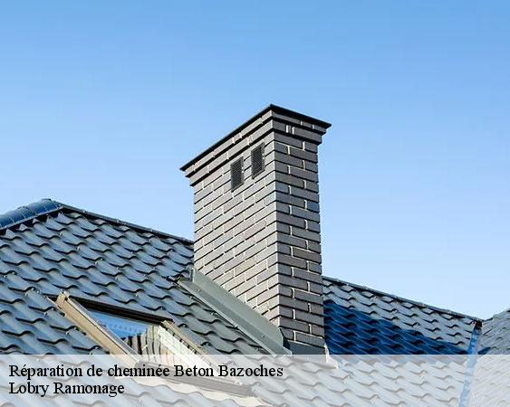 Réparation de cheminée  beton-bazoches-77320 Lobry Ramonage