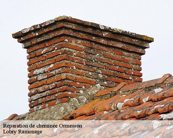 Réparation de cheminée  ormesson-77167 Lobry Ramonage