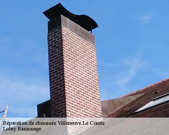 Réparation de cheminée  villeneuve-le-comte-77174 Lobry Ramonage