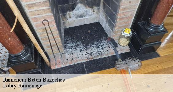 Ramoneur  beton-bazoches-77320 Lobry Ramonage