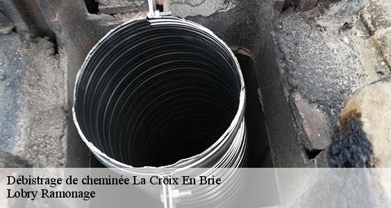 Débistrage de cheminée  la-croix-en-brie-77370 Lobry Ramonage
