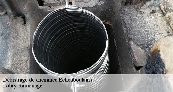 Débistrage de cheminée  echouboulains-77830 Lobry Ramonage