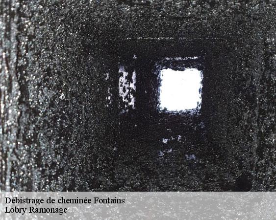 Débistrage de cheminée  fontains-77370 Lobry Ramonage