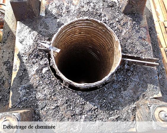 Débistrage de cheminée  fromont-77760 Lobry Ramonage