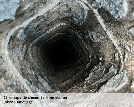 Débistrage de cheminée  hondevilliers-77510 Lobry Ramonage