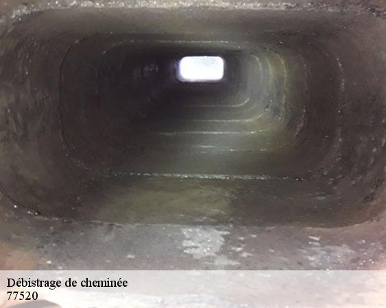 Débistrage de cheminée  sognolles-en-montois-77520 Lobry Ramonage