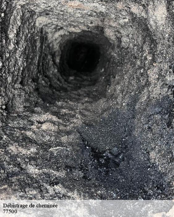 Débistrage de cheminée  chantereine-77500 Lobry Ramonage